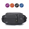 TUDEQU Hond Wandeltas Bumbag Running Heuptas Fanny Pack met twee onzichtbare flessenhouder voor wandelen Running Fietsen Mannen Vrouwen