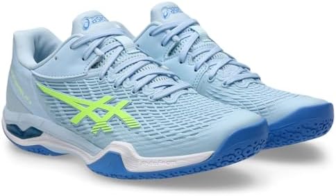 アシックス・バドミントンシューズCOURT CONTROL FF 3 レディース COURT CONTROL FF 3 | LIGHT BLUE/SAFETY YELLOW | レディース