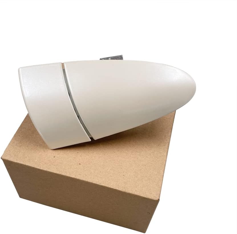 Right Passenger Side Door Outer Handle White Compatible with Honda CRZ CR-Z 2011 2012 2013 2014 2015