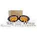 WEISIJI Led Motorcycle Driving Fog Lights Amber 20W Motorcycle Accessary Lighting IP67 Waterproof Daytime Running Lights (2PCS)