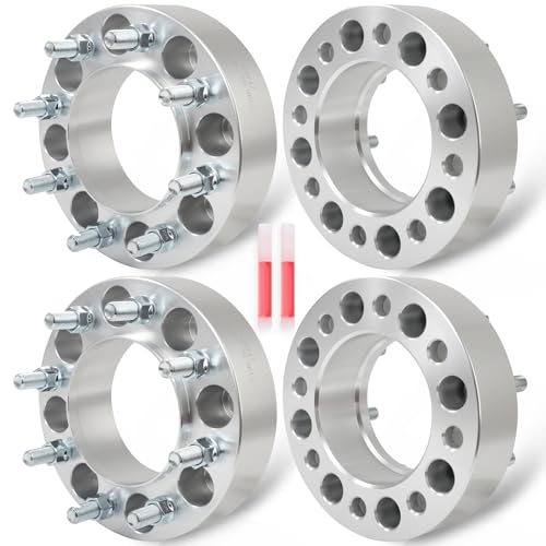 ECCPP 2 inch Hubcentric Wheel Spacers 8x6.5 to 8x6.5 Wheel Spacers Fit for Ram 2500 3500 with 14x1.5 121mm 4Pcs