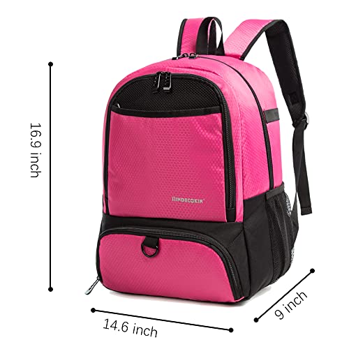 Qitindasen Youth Basketball Bag/Soccer Bag/Baseball Bag/Multipurpose Gear Backpack With Fence Hook And Shoe Compartment, Can Hold Sports Gear Such As Helmet, Ball, Gloves, Shoes, Etc. #TOP1