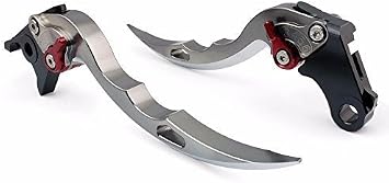Niree Blade Brake Clutch Levers for Triumph THRUXTON R 2016 SPEED TRIPLE 1050/S 2016 SPEED TRIPLE R 2016 Gray