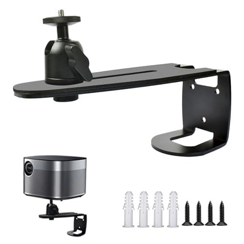 Soporte Proyector Ajustable, Soporte Proyector Pared, SoporteProyector Techo Gira 360°, Multifuncional Tripode Proyector para Salones, Dormitorios y Oficinas, Universal Soporte Techo Proyector