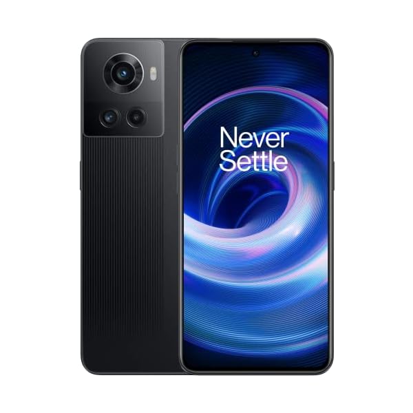 OnePlus 10R 5G (Sierra Black, 8GB RAM, 128GB Storage, 80W SuperVOOC)