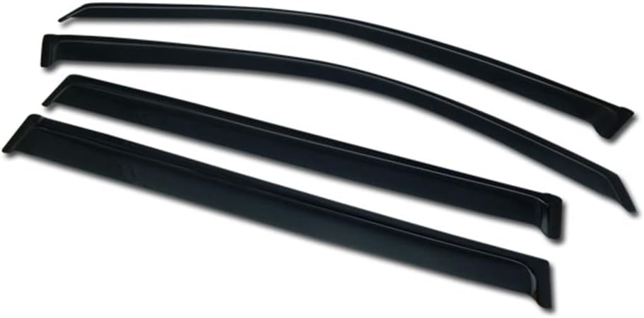 Classic Style Smoke Window Visors Deflector Vent Shade Guard 4 Pieces Compatible with 03-08 Honda Pilot