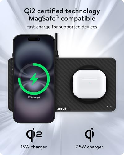 Station de charge Qi2 Mous 15W : finis les câbles emmêlés pour iPhone et S26 - 3