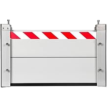 Flood Barrier Vertical Detachable Reusable Flood Barrier, Heavy Duty Flood Protection Stop Log System, Home Garage Door Entrance Metal Flood Gates60cm