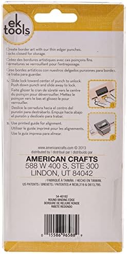 EK Success Round Binding Edger Punch, multi-colour one size