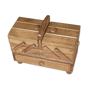 Aumüller 31/247/2 Holznähkasten, Braun