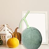 Tischdeko Hochzeit - Melón Hami de espuma de 15 cm, un juego educativo realista de frutas como un verdadero melón Hami (verde, 15 cm)