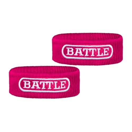 Image of Battle Football Armbands - High-Performance Bands for Football Athletes - Includes 2 Bicep Bands - Ultra-Soft Material to Wick Away Sweat and Keep Hands Dry and Comfortable - Machine Washable