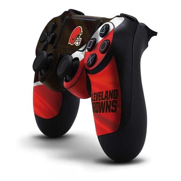Skinit Decal Gaming Skin Compatible with PS4 Pro/Slim Controller - Officially Licensed NFL Cleveland Browns Design