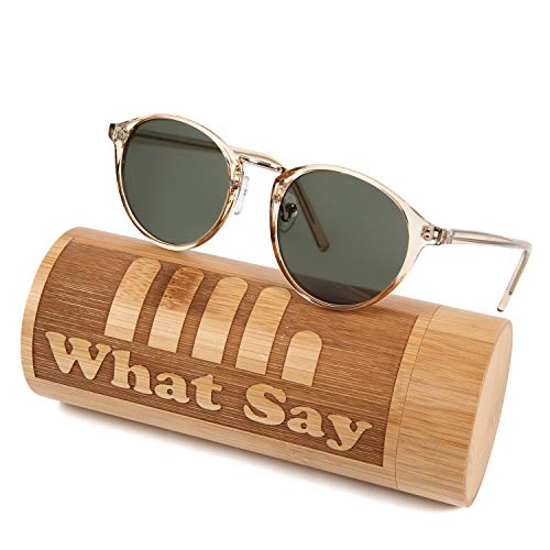 [What Say] FASHION NVbN t[ J[Y ~[Y TOX NAY ɒBKl UV400 Y fB[X P[X (O[/VpS[hNAES[h)