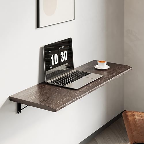 Établi mural pliable pour petits espaces - Solution gain de place bois
