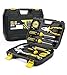 DOWELL 9 Piece Small Tool Kit,Mini Portable Tool Set,Home Repair Hand Tool Kit with Plastic Tool box Storage Case