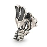 TROLLBEADS Vital Strides チャーム - 象徴的なフットウェアトリオ | 本物のブランドチャーム | シルバー | Walk the Journey コレクション | Signe M. Schumann によるデザイン