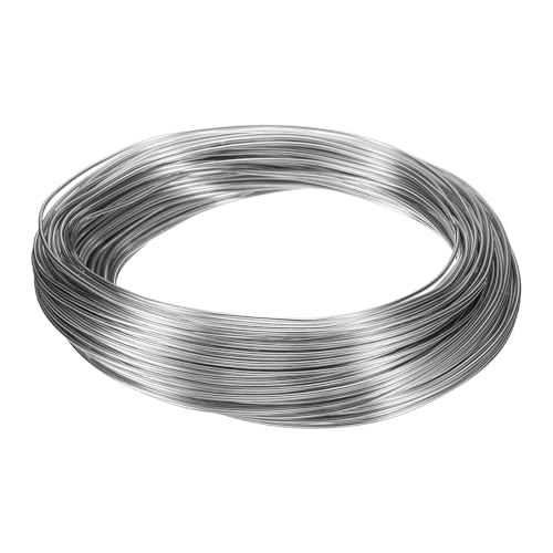 QUARKZMAN Filo Bonsai 1mm Calibro 30m Lunghezza Filo di Alluminio Anodizzato Flessibile per Attrezzi Bonsai, Alberi, Giardino, Orticoltura, Paesaggistica, Piantagione, Argento