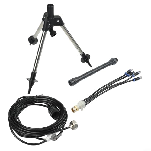 Système de brumisation basse pression extérieur noir 12,5 m pour cour