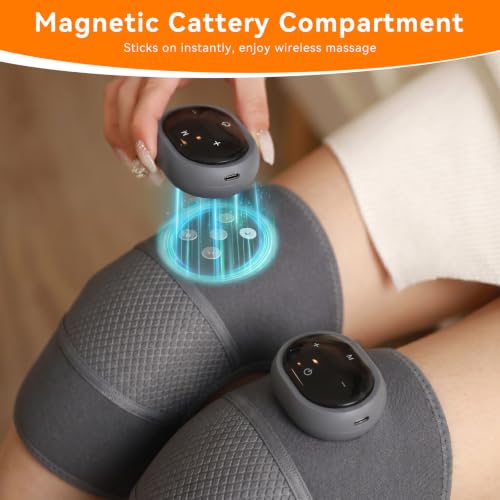 Rigidez articular solución con masajeador de rodilla inalámbrico y control de temperatura 4