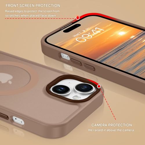 Coque iPhone 15 Plus translucide finition mate effet titane - 4