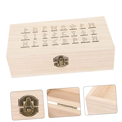 Caja de Almacenamiento para Tarot de Madera 3 Piezas