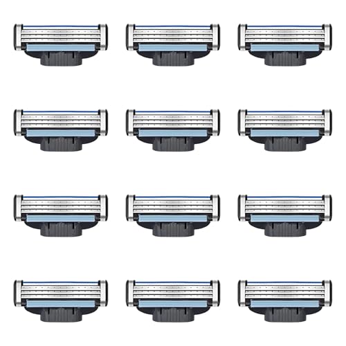 Imagen de 12 Cuchillas de Afeitar Compatible con Mach 3