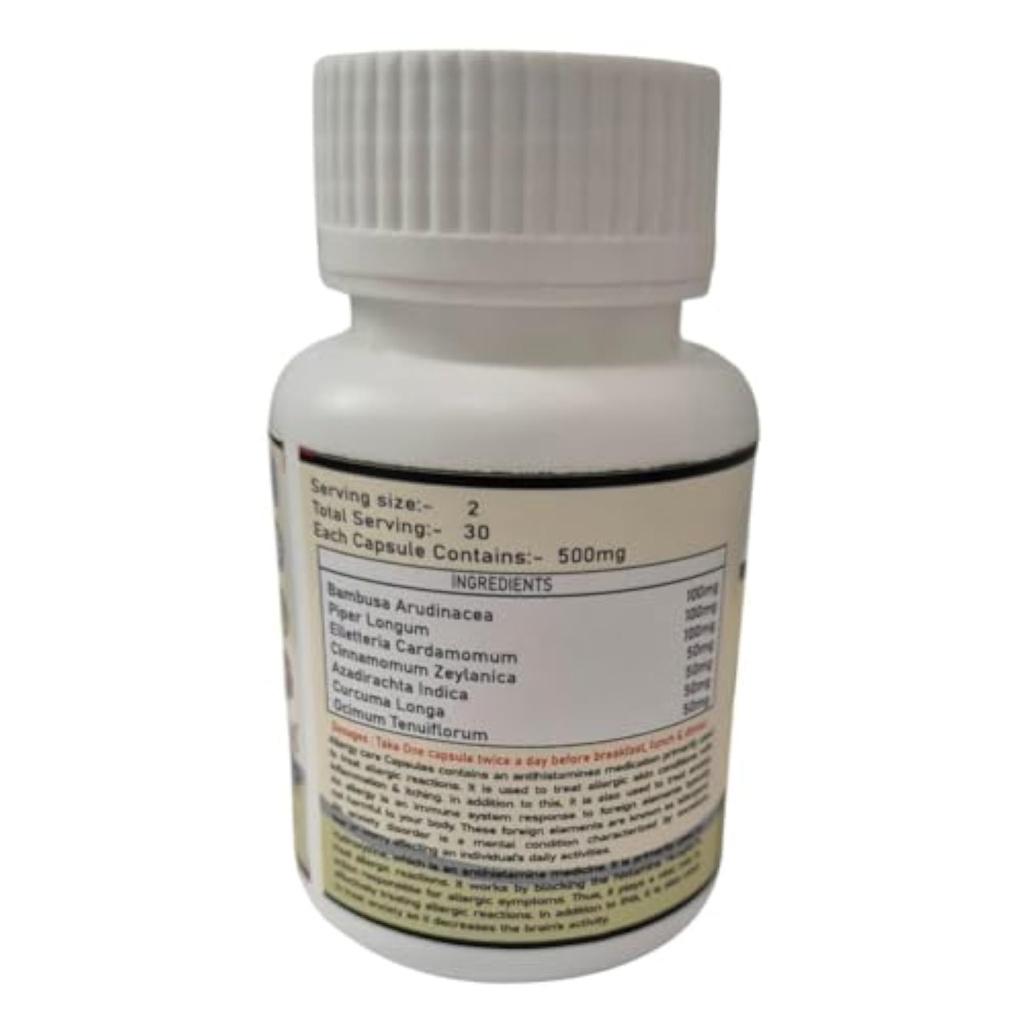 ADISHIV PHARMACEUTICALS ADISHIV ALLERGY CARE - 60 Capsules