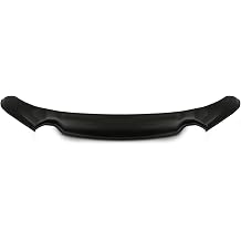 Black Bonnet Guard Stone Chip Bug Deflector Window Protector Compatible with Toyota Hilux Revo 2020+   Durable ABS Hood Windscreen Protection Easy Installation Sleek Weatherproof Lightweight Design