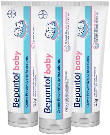 Bepantol Kit com 3 Cremes Pomada de Assadura 120gr Cada.
