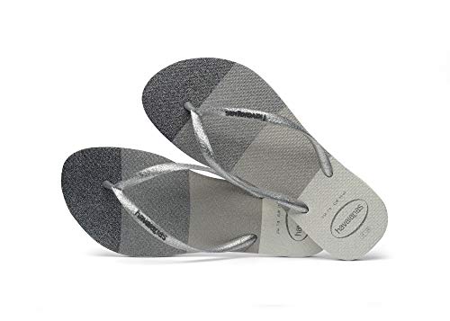 Chinelo Slim Palette Glow, Havaianas, Meninas, Branco, 27/28
