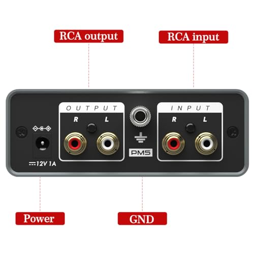 image for MANAYO Phono Preamp, Professional Mini Preamp for Turntable/Vinyl Reco