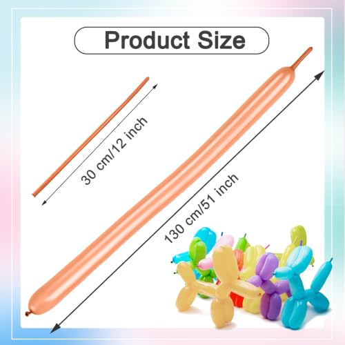 Image of Dusty Pink 260 Balloons - Long Balloons for Balloon Arch & Party Decor | Dusty Pink long balloons for balloon arch & party event decorations, thick latex & easy to inflate, great for birthday weddi