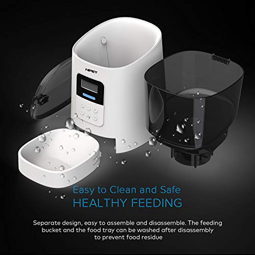 NPET-Cordless-Pet-Feeder-Dog-Food-Dispenser-Automatic-Automatic-Cat-Feeder-for-Small-Animals-with-Distribution-Alarms-Voice-Recorder
