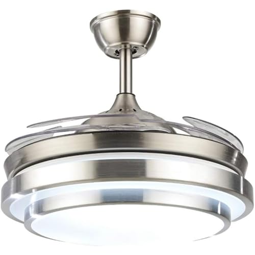 Fandian 42" Modern Ceiling Light with Fans Remote Control, 4