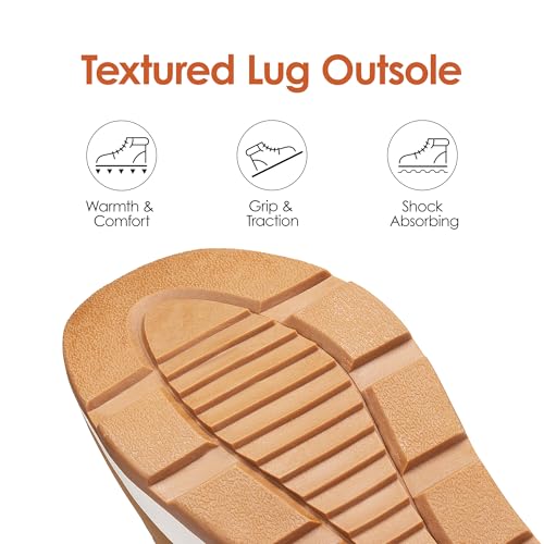 Image of DREAM PAIRS Women's Outdoor Winter Snow Boots | Women Winter Snow Boots, Faux Fur Waterproof Ankle Booties, Zaylee Ladies Slip Resistant Sole Comfortable Short Boots Outdoor