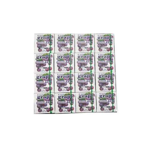 Authentic Japanese Marukawa Grape Flavored Fusen Gum 48 Packs