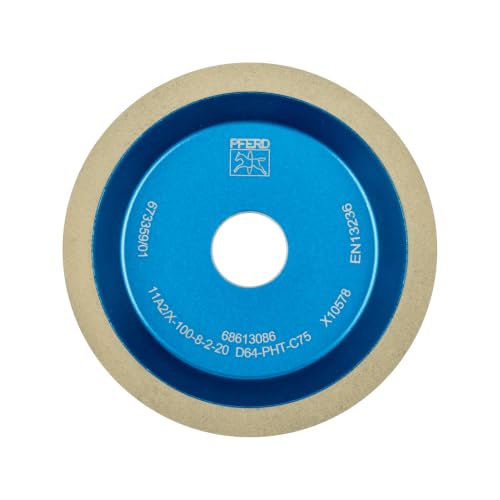 Diamant-Schleifscheibe Kunstharz 11A2 60° pht 125 mm D64 (fein) Trockenschliff - Pferd