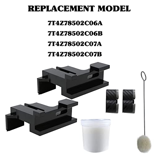 Ansike Sunroof Track Repair Kit Compatible With Ford Edge(2007-2014) Lincoln Mkt(2010-2018) Lincoln Mkx(2007-2015) Sunroof Track Fix Kit Replace 7T4Z78502C06A 7T4Z78502C06B 7T4Z78502C07A 7T4Z78502C07B #TOP3