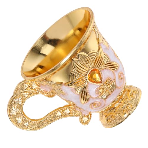 Alipis Copa De Vino Blanco De Metal Repujado Europeo para Uso Ceremonial Copa Sagrada Miniatura para Ofrenda De Agua Rituales Religiosos y