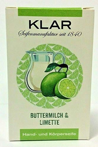 KLAR Soap Buttermilk & Lime 100 g Hand and Body Soap
