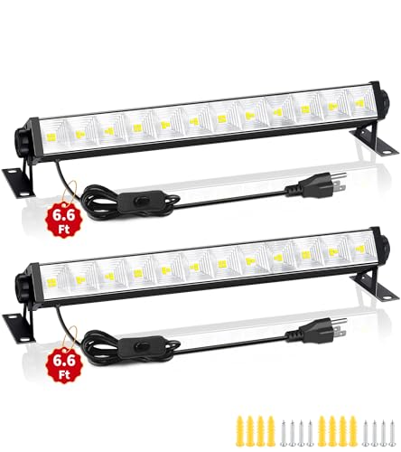 28W LED Shop Light 2 Pack with Power Cord