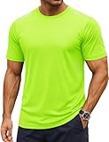MAGCOMSEN Men's Short Sleeve Workout Shirts Dry Fit Lightweight Athletic T-Shirts Running Gym Summer...