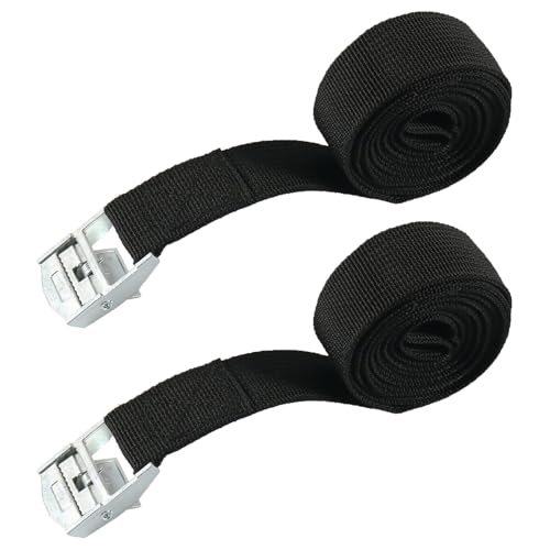 Cinturón de Amarre con Hebilla,Correas de Amarre,Correas de Carga Rápidas,Correa de Amarre de Trinquete de Metal...