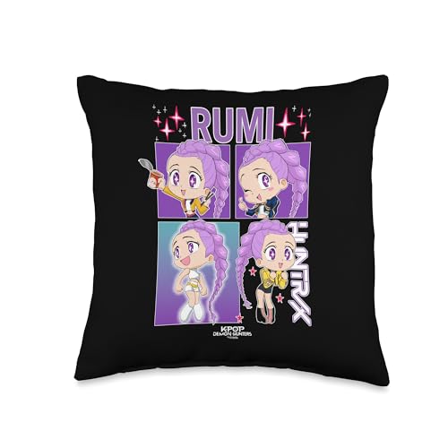 KPop Demon Hunters Rumi Officially Licensed Throw Pillow