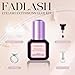 FADLASH Eyelash Extension Glue 0.5-1 Sec Dry/6-8 Weeks Retention Extra Strong Hold Lash Glue Waterproof Black Adhesive for Professional Use Only (5ml)