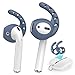 AhaStyle 3 Pairs AirPods Ear Hooks Silicone Accessories Compatible with Apple AirPods 1 and 2 or EarPods Headphones(Navy Blue)