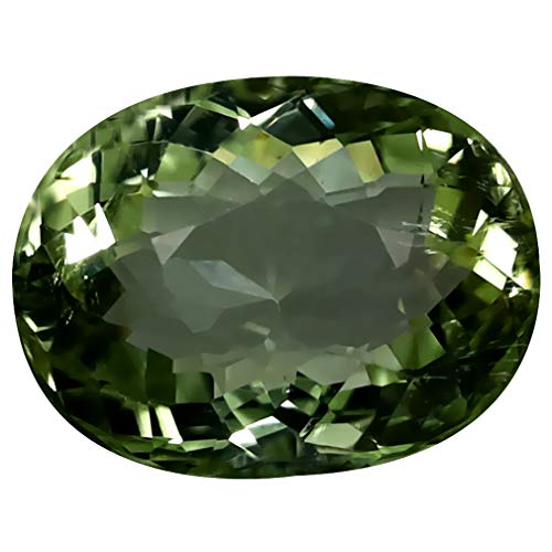 6.12 Ct Aig Certified Oval Cut (12 X 10 Mm) Unheated/Untreated Yellow Green Tourmaline Genuine Loose Gemstone #TOP9