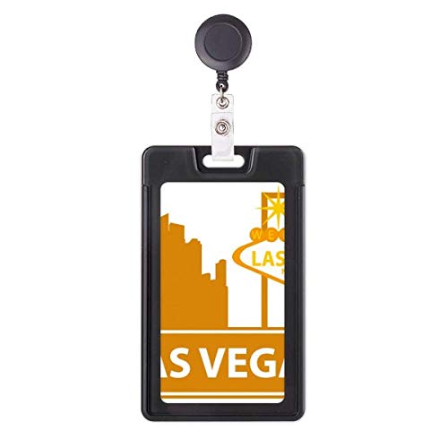 Porte-badge rétractable Welcome To Las Vegas idée cadeau USA