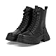 Rieker Damen Klassische Stiefeletten W1870, Frauen Stiefeletten, lose Einlage,Kurzstiefel,uebergangsschuhe,schwarz (02),37 EU / 4 UK
